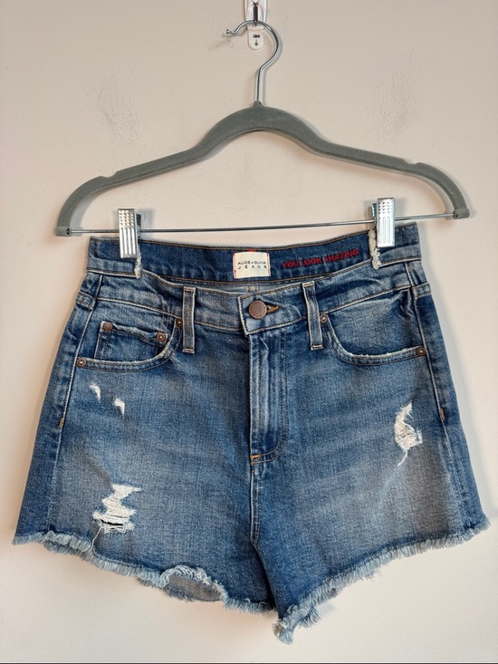 Alice + Olivia Amazing Asymmetric-Waist Shorts in Try Me - 26